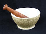 Mortar & wooden pestle