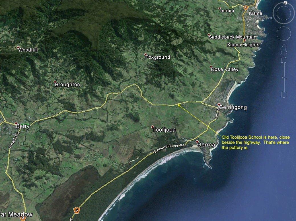 Road map Gerringong area